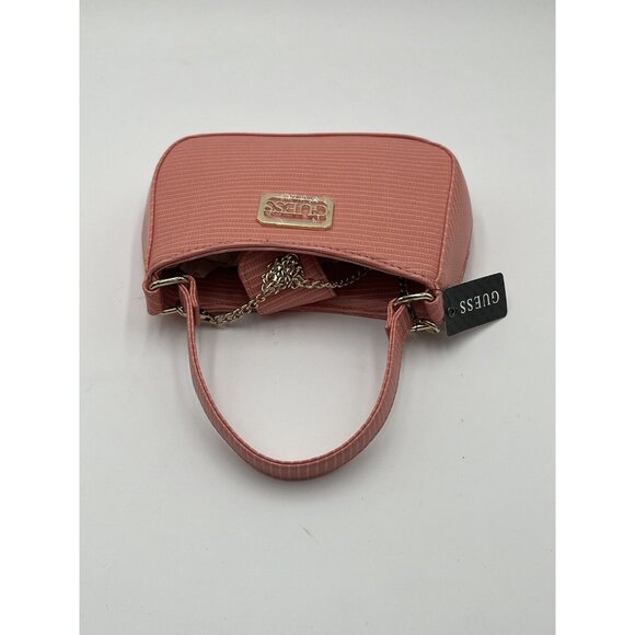 Guess Glen Mini Hobo Bag Fuji Sunrise New W/Tags With Detachable Crossbody Chain - Picture 4 of 11